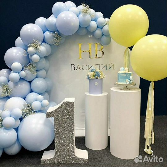 Арка из шаров на 1 год мальчику