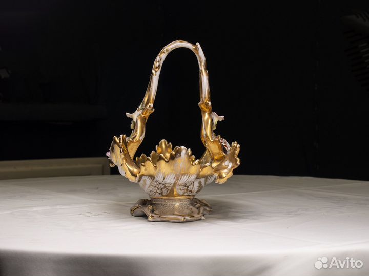 Редкость Фарфоровая ваза-фруктовница. Германия