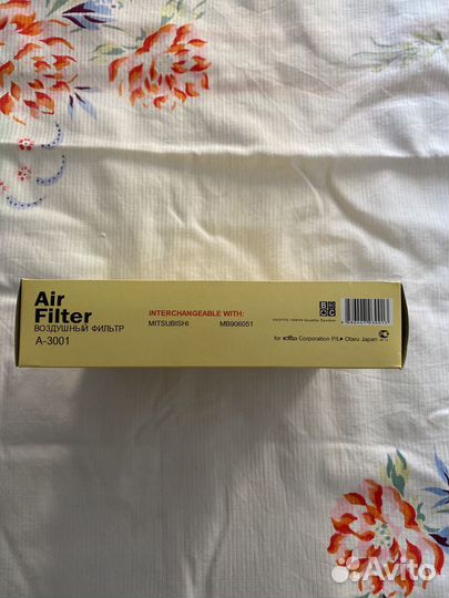 Воздушный фильтр А-3001 Mitsubishi