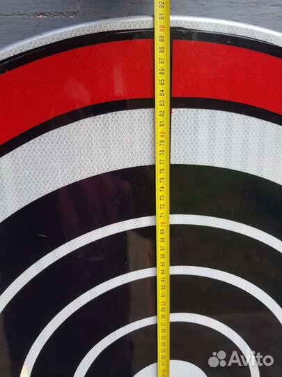 Мишень светоотражающая, металлическая