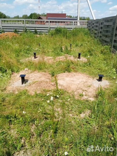 Винтовые сваи + монтаж