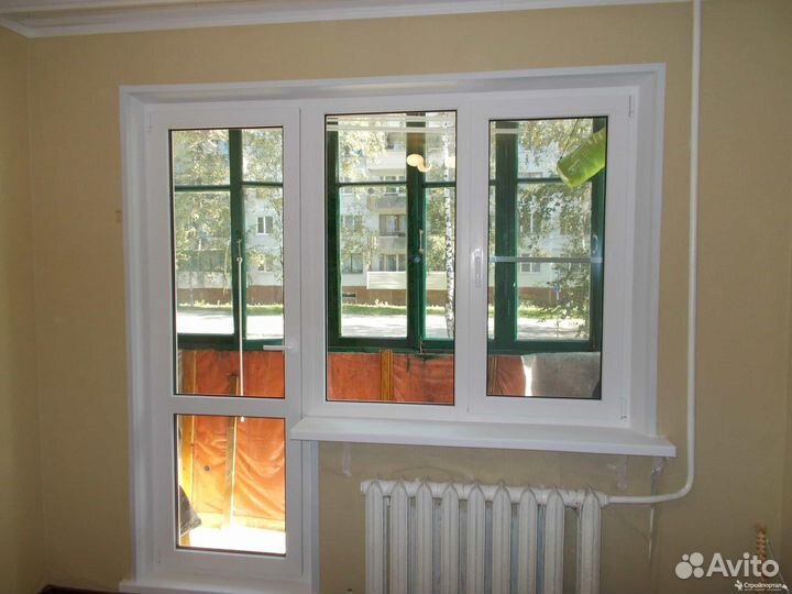 Балконный блок с установкой