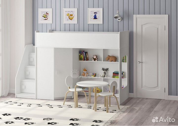 Детская кровать от 3 лет с матрасом бу