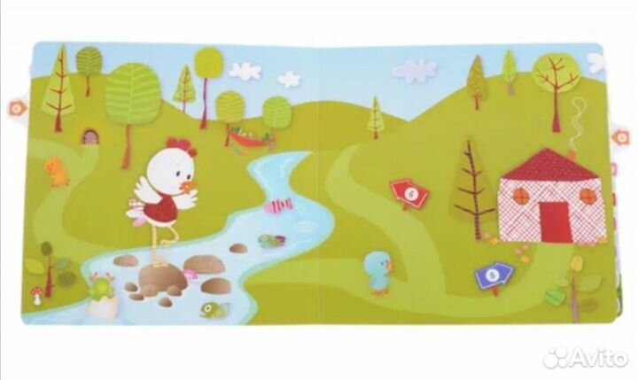 Lilliputiens книга-лабиринт Курочка Офелия