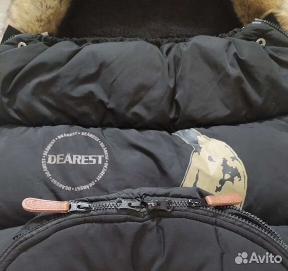 Зимний конверт в коляску