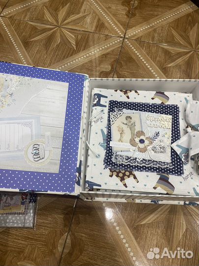 Фото альбом для новороженных (ручная работа )