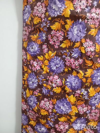 Отрез ткани. Сатин, импорт СССР