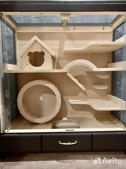 Клетка-витрина для шиншилл, дегу и др грызунов