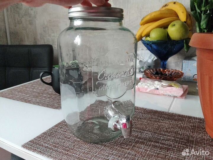 Лимонадница с краном кувшин банка 3 литра