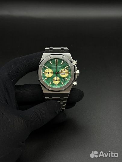 Часы Audemars Piguet Royal Oak Chrono Green Dial