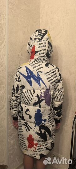 Пальто зимнее на девочку б/у