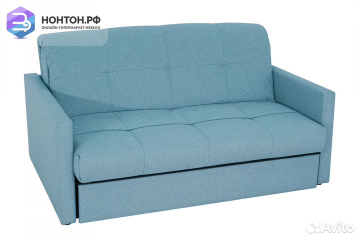 Диван Аккордеон голубой
