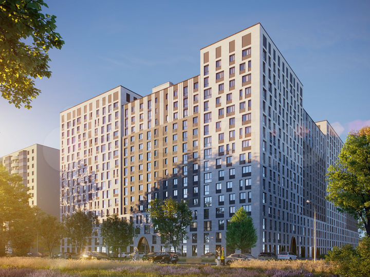 2-к. квартира, 51,8 м², 12/16 эт.