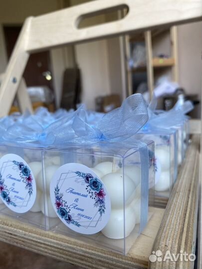 Подарки для гостей на свадьбу. Бонбоньерки