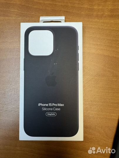 Оригинальный силиконовый чехол iPhone 15 pro max