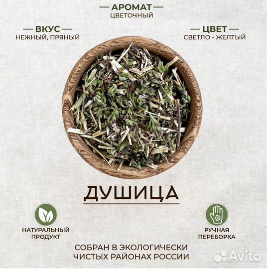 Трава душица, матрёшка с лугов Башкирии