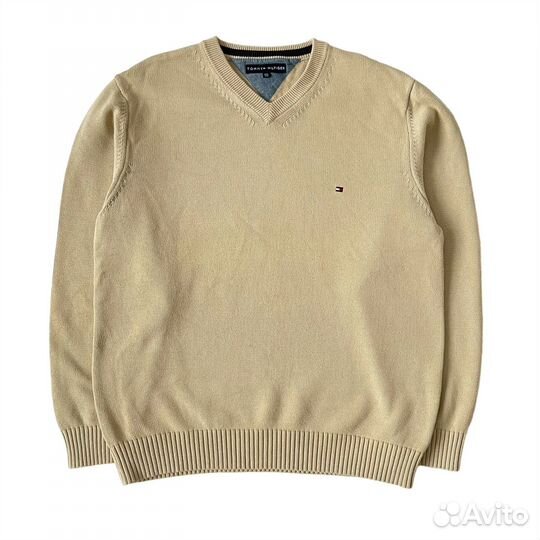 Tommy Hilfiger L-XL Мужской Винтажный Свитер