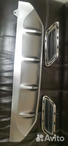 Накладки на задний бампер kia k5