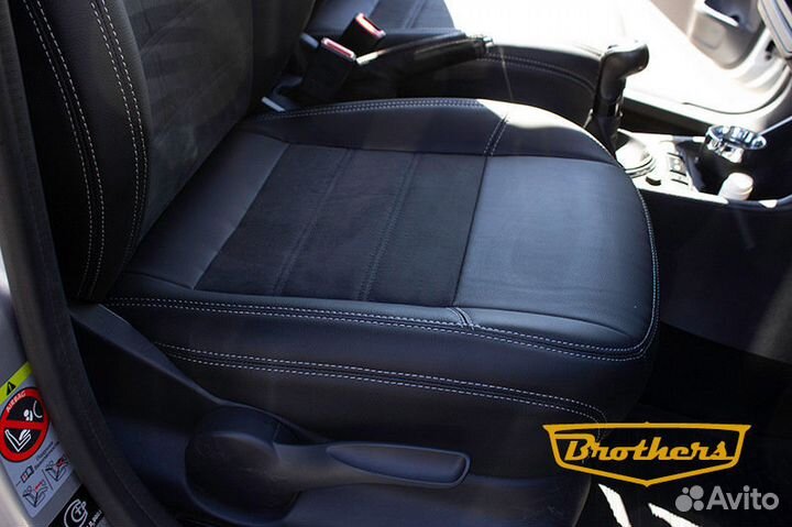 Чехлы уровня перетяжки для Skoda Fabia 2 (07-14г)