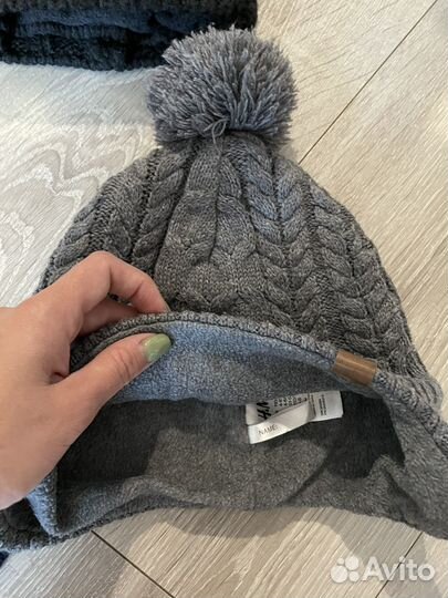 Шапки на мальчика 4-6 лет (52-54)