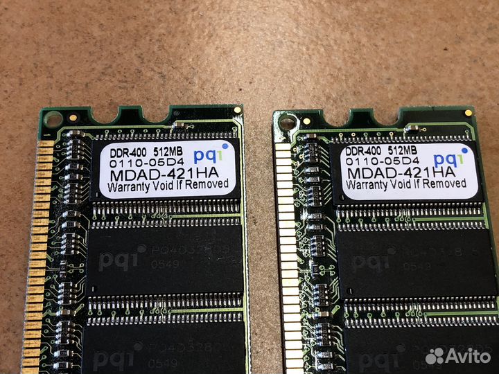 Оперативная память PQI DDR1-400 512MB