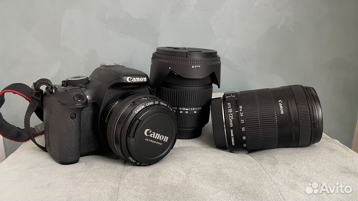 Фотоаппарат canon 600d, объективы