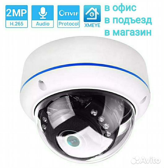 Антивандальная ip камера видеонаблюдения