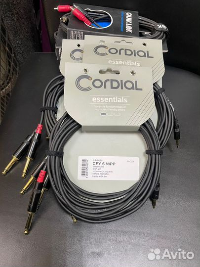 Провод для ноутбука AUX Cordial CFY 6 WPP