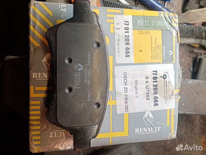 Тормозные колодки megane2