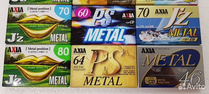 Axia (Fuji) кассеты Metal в коллекцию и под запись