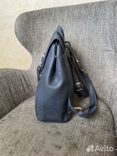 Новый городской голубой женский рюкзак