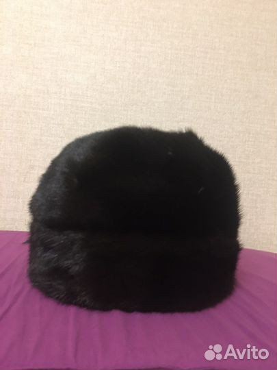 Шапка норковая женская 56 размера новая