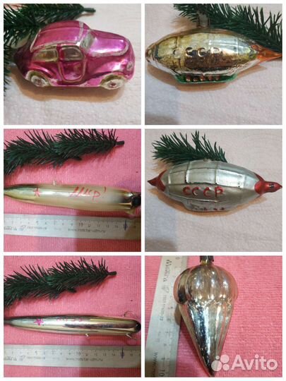 Елочные игрушки СССР