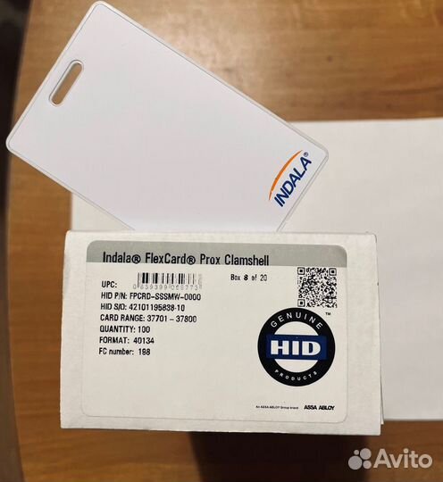 Карта доступа Indala FlexCard