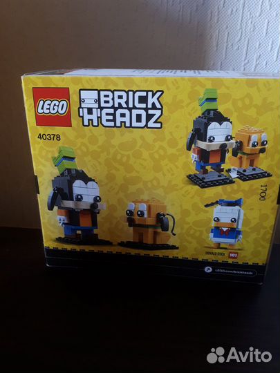 Конструктор lego Disney BrickHeadz Гуфи и Плуто