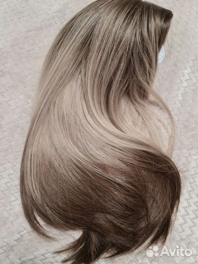 Парик каре блонд