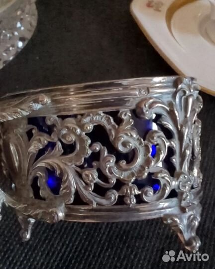 Солонка. 19 век. Серебро