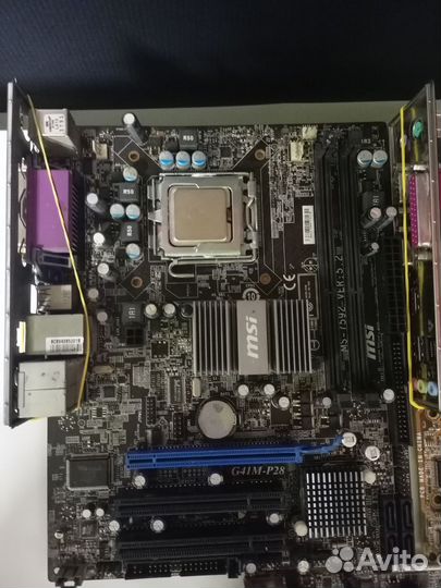 Материнская плата+Процессор