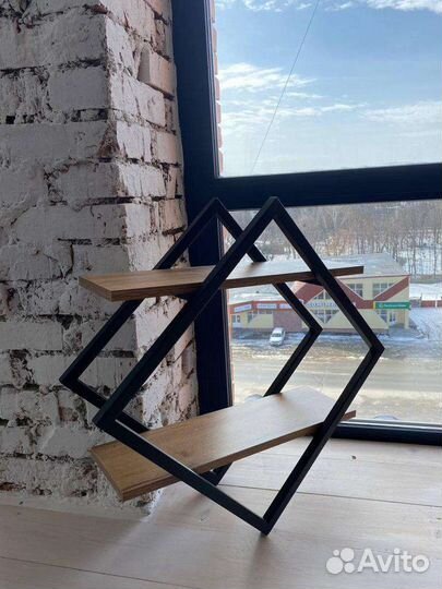 Полки в стиле лофт