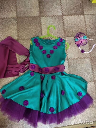 Платье конфетки (ёлочки) 110