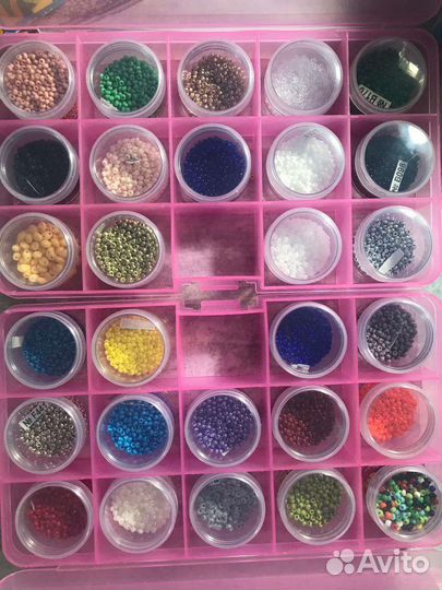 Бисер, бусины, фурнитура