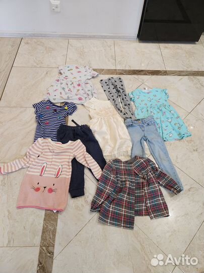 Пакет одежды на девочку 98