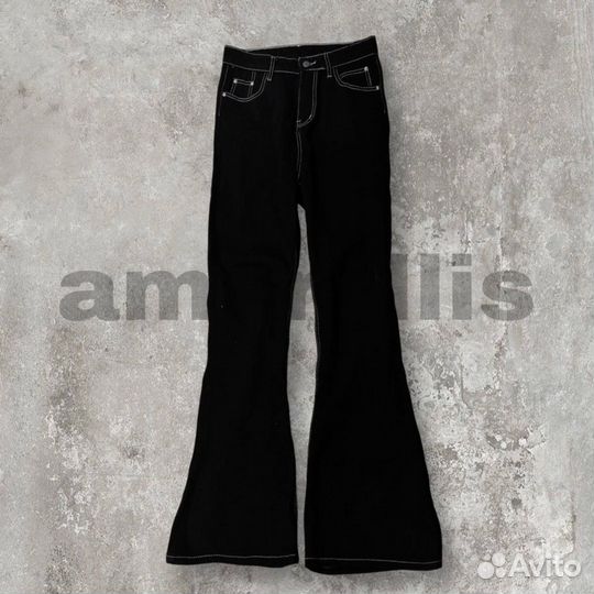 Bootcut flared jeans camo baggy jaded london type