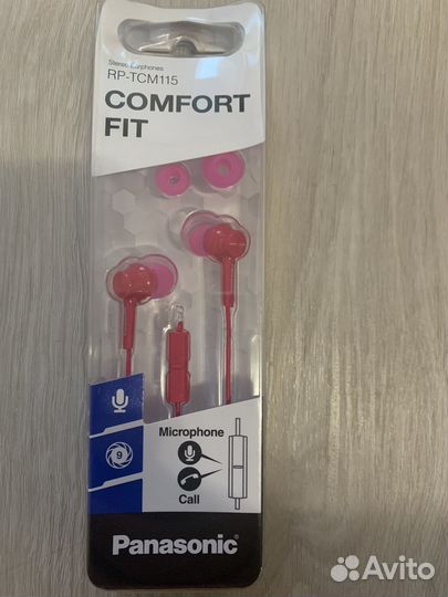 Новые наушники Panasonic Comfort Fit RP-TCM115