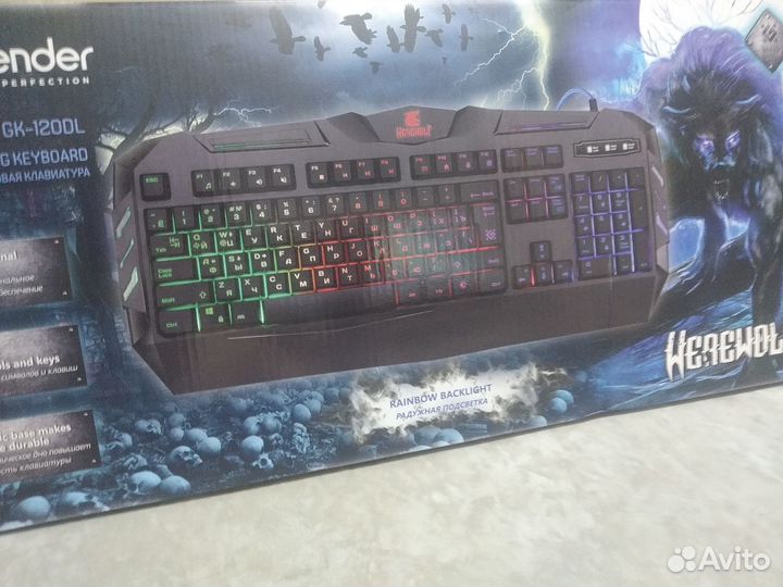 Игровая клавиатура defender werewolk GK-120DL