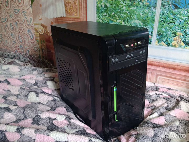 Игровой пк Intel i3-3220 с видео RX 580 8 gb