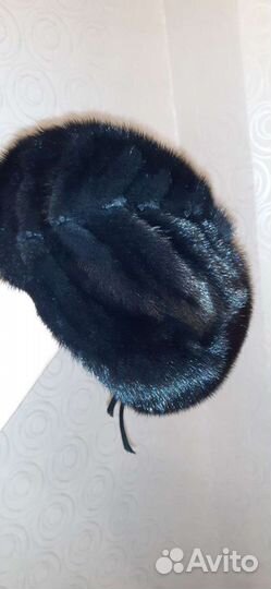 Женский норковый берет