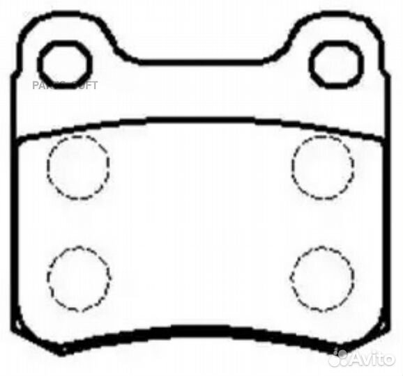 HSB HP5029 Колодки тормозные дисковые