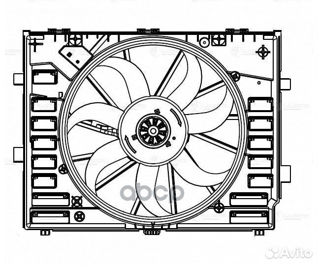 Вентилятор охлаждения Volkswagen Touareg II (10