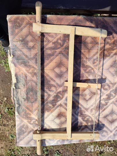 Лучковая пила старинная